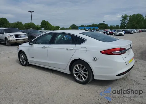 2017 Ford Fusion Se Hybrid z USA, uszkodzony, nr VIN 3FA6P0LU4HR409589